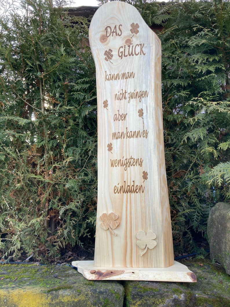 Holzstele Dekobrett Holzaufsteller Stele Familie Geschenk Deko Etsy.de