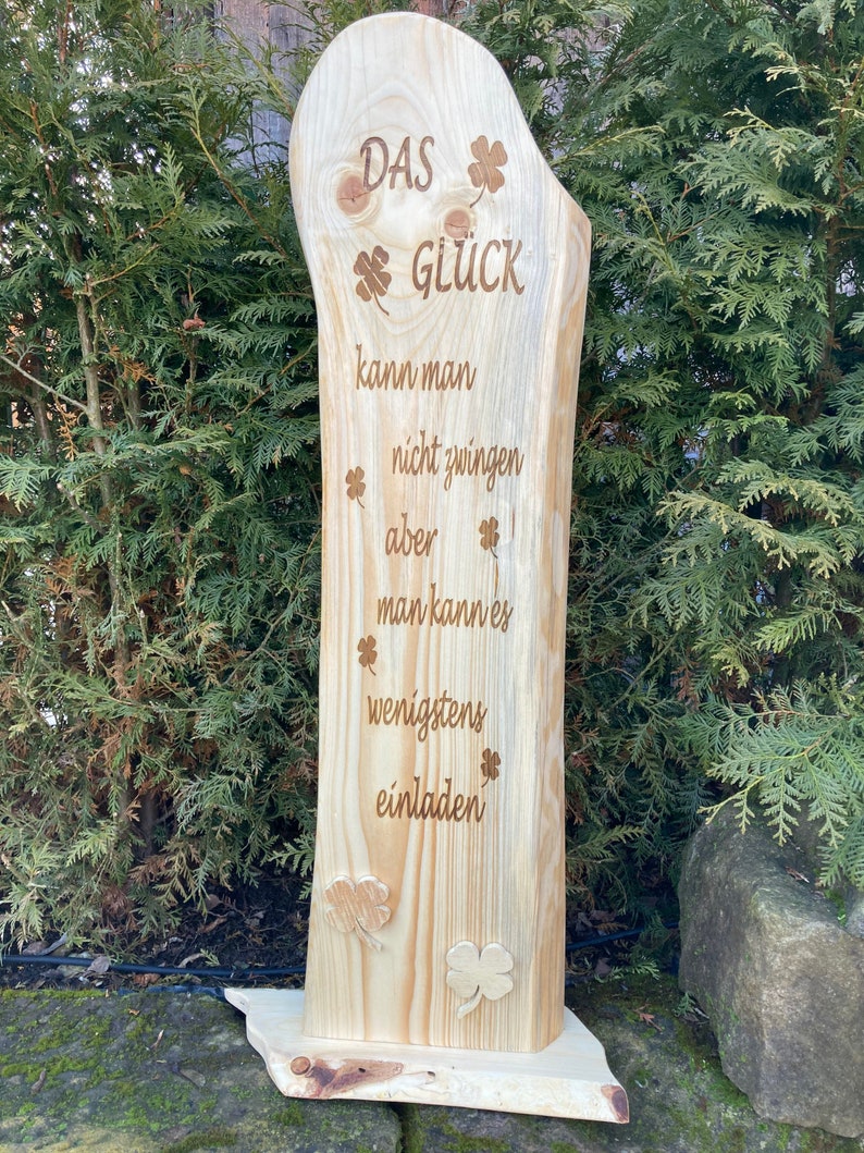 Holzstele Dekobrett Holzaufsteller Stele Familie Geschenk Deko Etsy.de