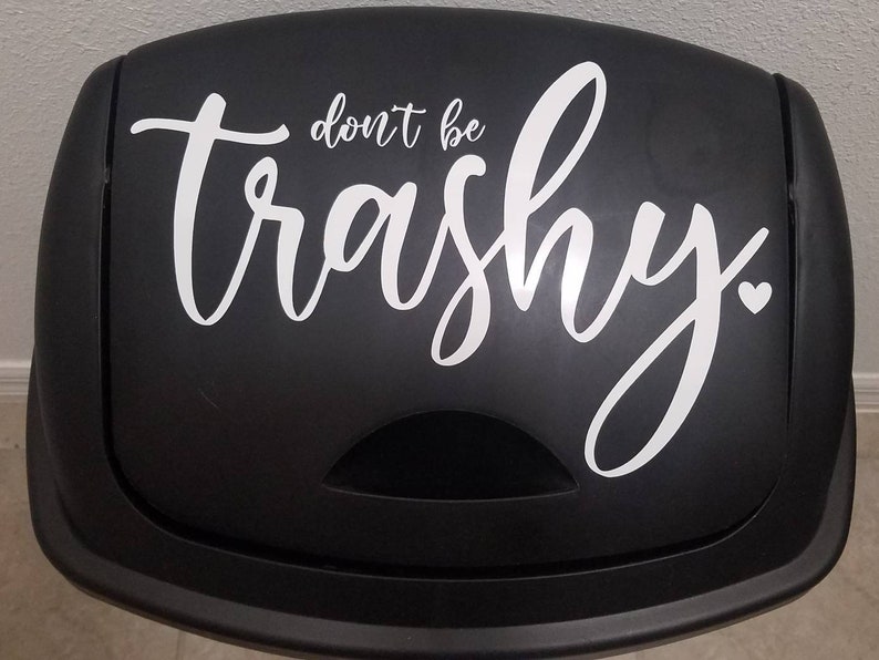 trash and recycle labels trash can label recycle bin label etsy