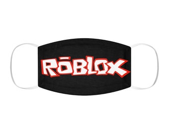 Roblox Inspired Face Mask, Video Game Face Mask, Gamer, Washable, Reusable, Cotton, Protective, Adjustable, Kids, Adults, Gaming Face Mask