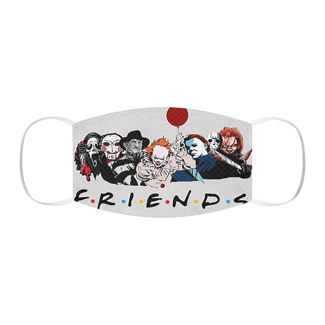 Friends Mask Friends Halloween Face Mask Halloween Clown Scary Horror - Etsy