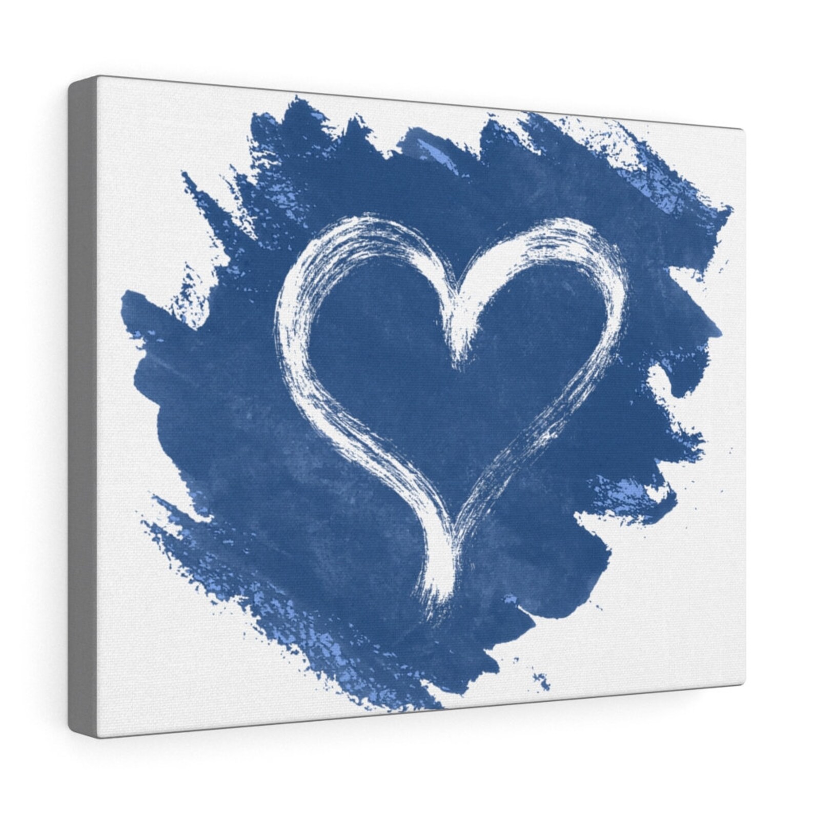 Canvas Gallery Heart Shaped Canvas Wall Artwork Ready to Hang Cute Love ...