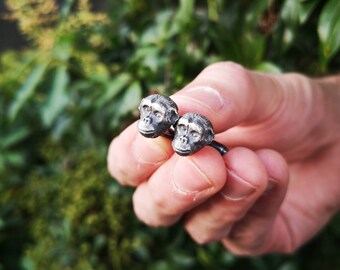 Chimp cufflinks