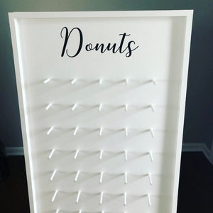 Donut Wall With Stand - Holds 50-100 - Donut Wall Wedding - Donut Wall Display - Donut Wall Stand - Donut Wall Large