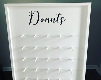 Donut Wall With Stand - Holds 50-100 - Donut Wall Wedding - Donut Wall Display - Donut Wall Stand - Donut Wall Large