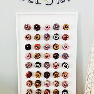 Donut Wall With Optional Stand Dessert Display Donut Wall Wedding Donut Wall Display Donut Wall Stand Donut Wall Large image 2