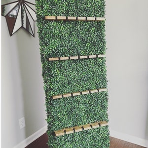 Boxwood Champagne Wall With Stand Holds 20 Champagne Flutes Champagne Bar Champagne Glass Holder Champagne Display Champagne Party image 1