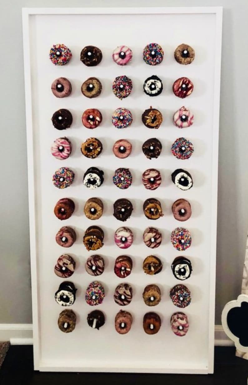 Donut Wall With Optional Stand Dessert Display Donut Wall Etsy