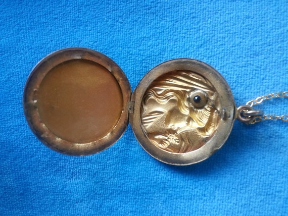Lovely Edwardian/Art Nouveau gold-filed locket, l… - image 10