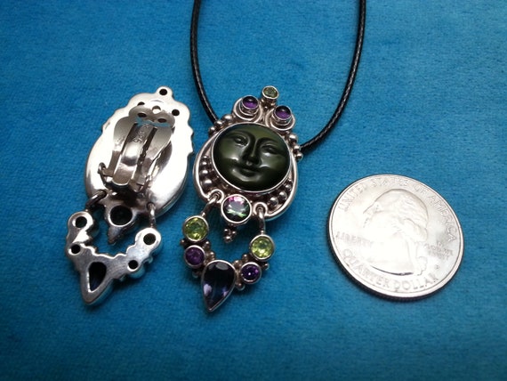 Beautiful Sajen sterling clip earrings pendants, … - image 10