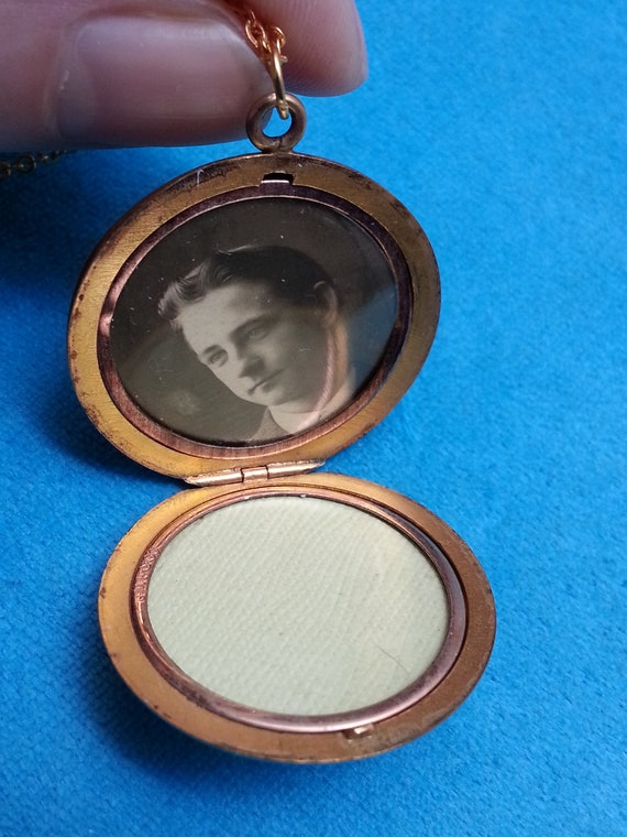 Rare antique Edwardian/Art Nouveau locket, beauti… - image 10