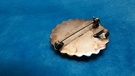 Beautiful sterling silver pendant brooch with rea… - image 8