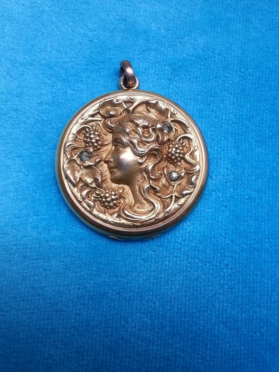 Magnificent antique Edwardian/Art Nouveau 14k  gol