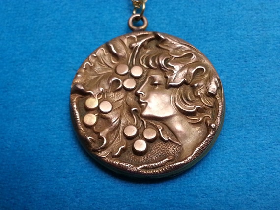 Rare antique Edwardian/Art Nouveau locket, beauti… - image 3