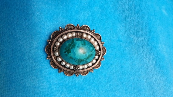 Charming silver brooch and pendant, vintage beaut… - image 5
