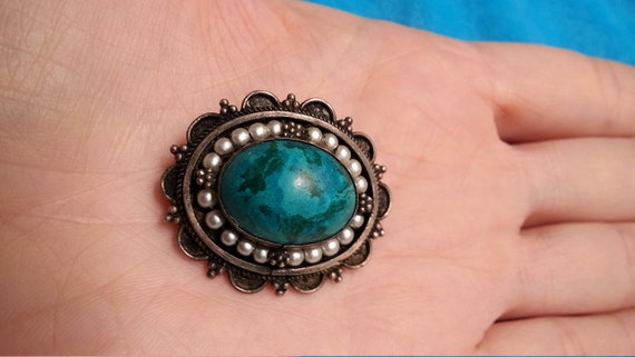 Charming silver brooch and pendant, vintage beaut… - image 3