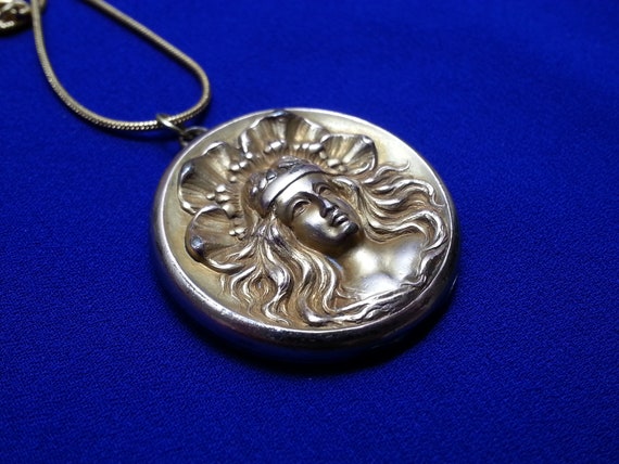 Magnificent antique Edwardian/Art Nouveau locket,… - image 5