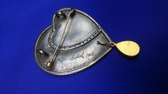 Atelier Zobel 24k gold diamond ruby sterling silv… - image 10