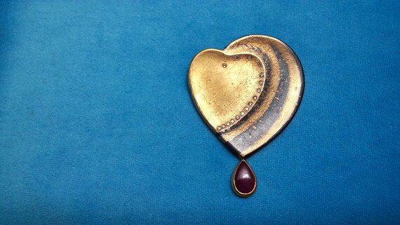 Atelier Zobel 24k gold diamond ruby sterling silv… - image 2