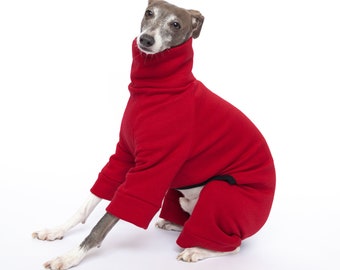 Trainingspak Hondenpyjama - Rood | Windhond, Whippet, Pitbull, Chihuahua +