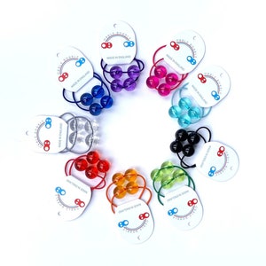 Retro bobbels voor meisjes, bobbelset, vintage haarelastiekjes voor kinderen, vintage bobbels voor volwassenen.