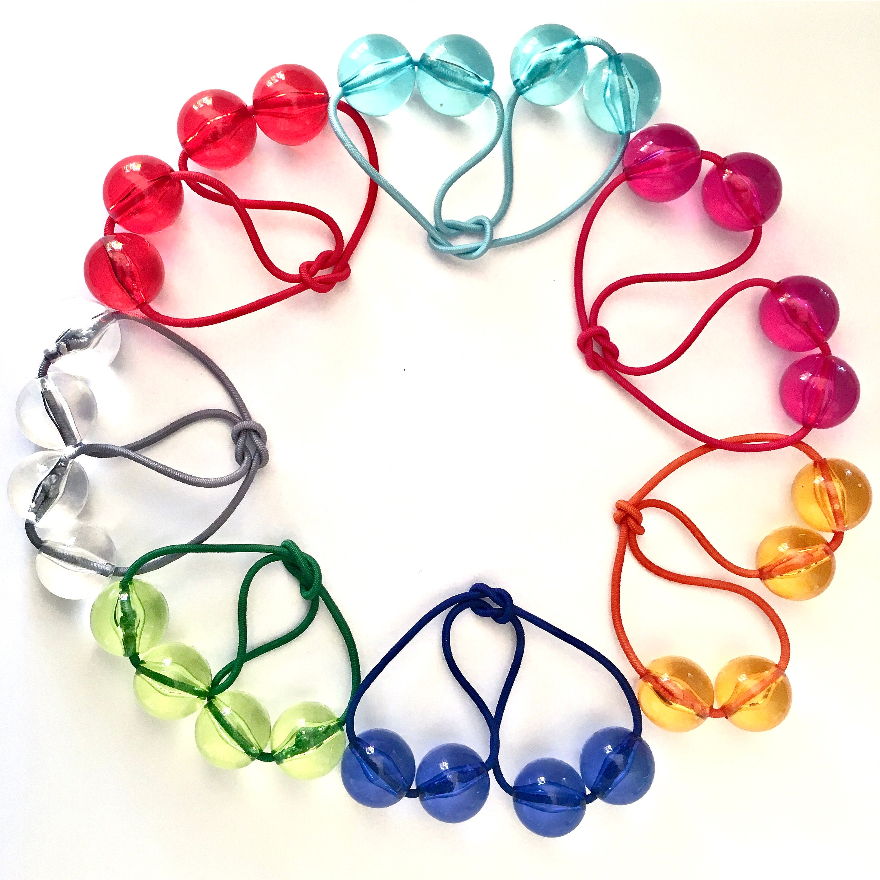 Kids Accessories Retro Style Hair Bobble Elastics Hair Bands