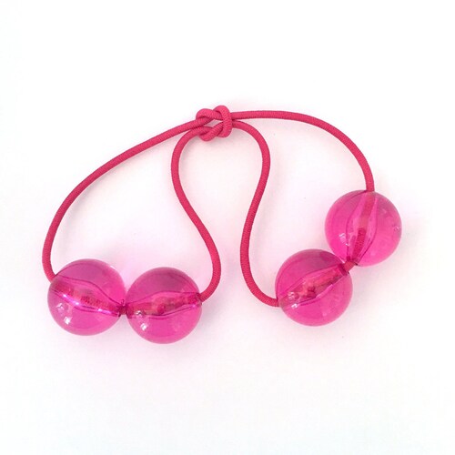Pink Hair Bobbles Ball Hair Tie Acccessories for Girls. - Etsy Pink Hair Bobbles Ball Hair Tie Acccessories for Girls. - Etsy