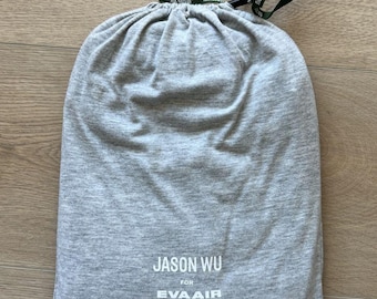 Sealed Jason WU EVA AIR Business Class Royal Pajama Set Gray Green Sz Large New