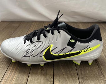 Cristiano Ronaldo Signed Nike Cleat w/ COA Soccer Shoe Football CR7 Al-Nassr