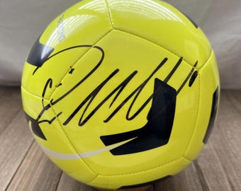 Cristiano Ronaldo Al-Nassr Signed Autographed Soccer Ball with COA CR7 World Cup