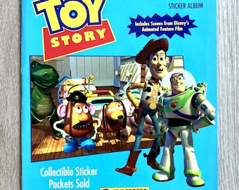 Disney Toy Story Panini Sticker Album 32 pages 1995 - 18 Stickers Canadian