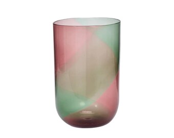 13" Large Venini Vase 'Coreani' Designed by Tapio Wirkkala in 1966 Italy Glass