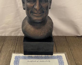 RARE Lou Gehrig Bust Statue by Peter Rubino + Rudolf  ltd. ed /2000 w/ COA 12"