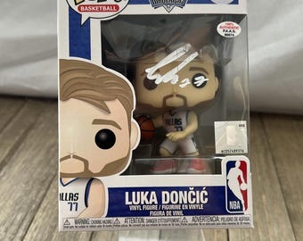 Luka Doncic #60 Signed Funko Pop! Auto Dallas Mavericks w/ COA Vinyl NBA