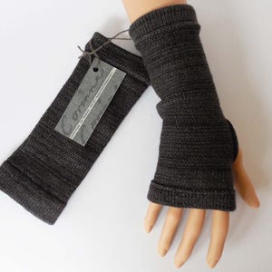 P 6 Glitter Wrist Warmers Cashmere/Merino