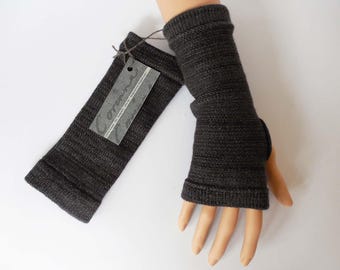 P 6 Glitter Wrist Warmers Cashmere/Merino