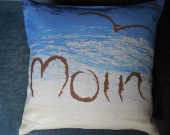 Pillowcase MOIN / Digital print on organic - Panama Canvas