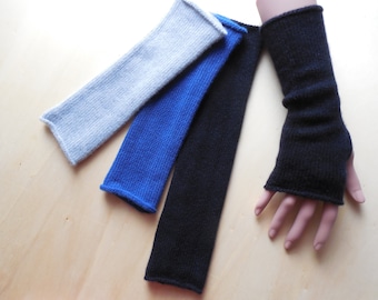 100% cashmere cuffs - now also in dark green and navy blue