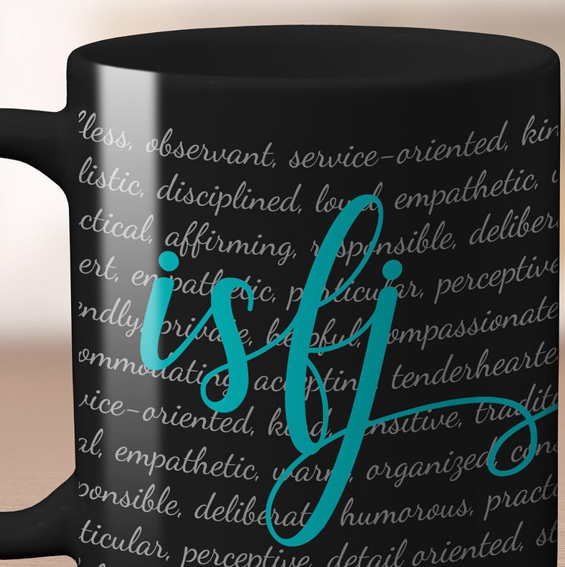 Isfj Lettering ISFJ Mug, MBTI Personality Type, Myers-briggs, Gift for ISFJ - Etsy