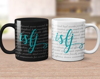 ISFJ Mug, MBTI personality type, Myers-Briggs, Gift for ISFJ