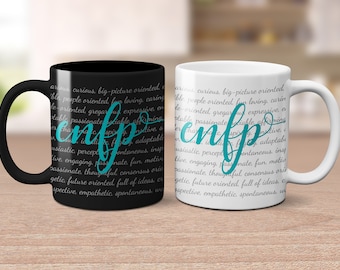 ENFP Mug, MBTI personality type, Myers-Briggs, Gift for ENFP