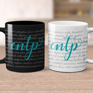 ENTP Mug, MBTI personality type, Myers-Briggs, Gift for ENTP