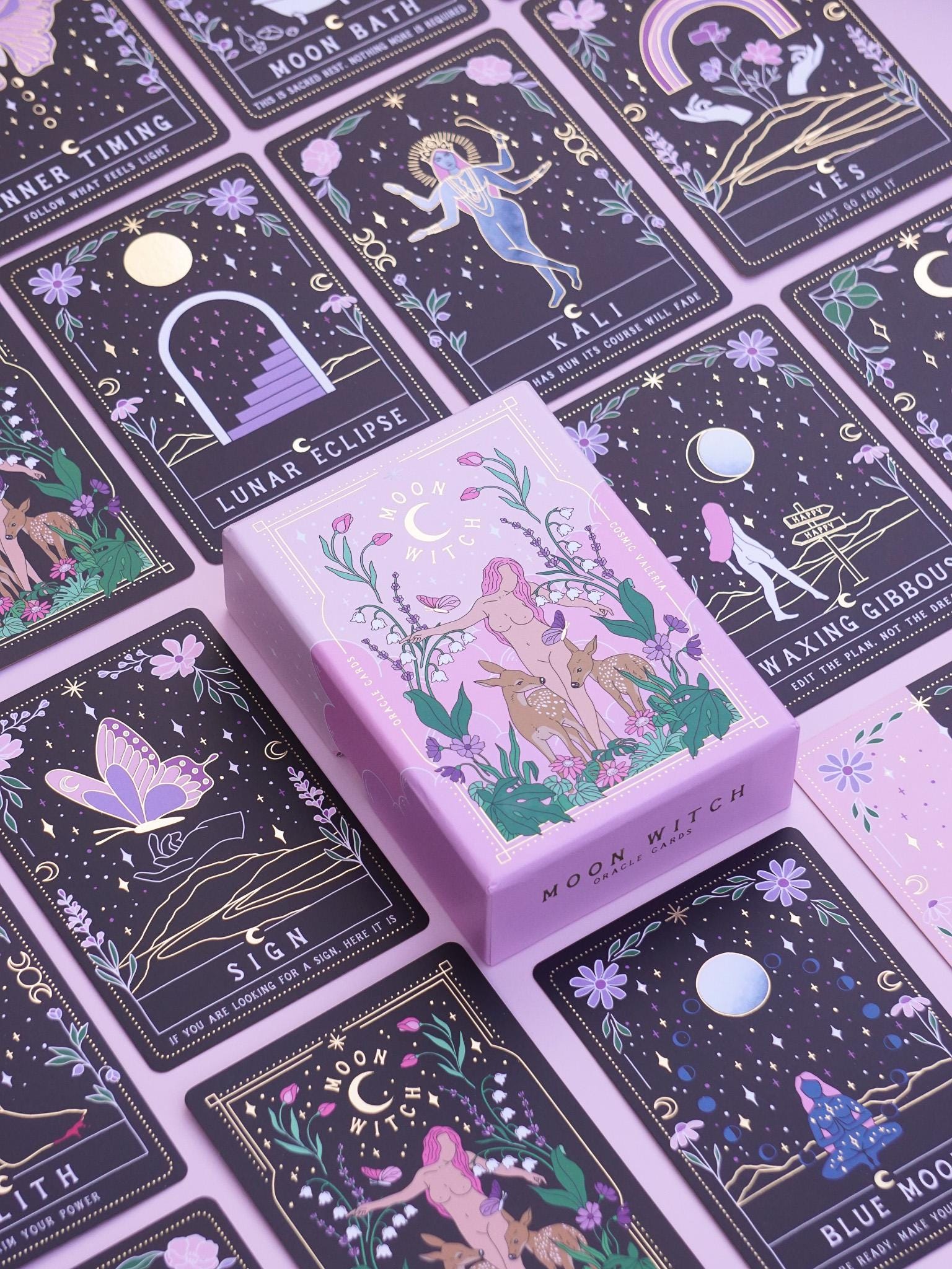 Pink oracle cards - Etsy 日本