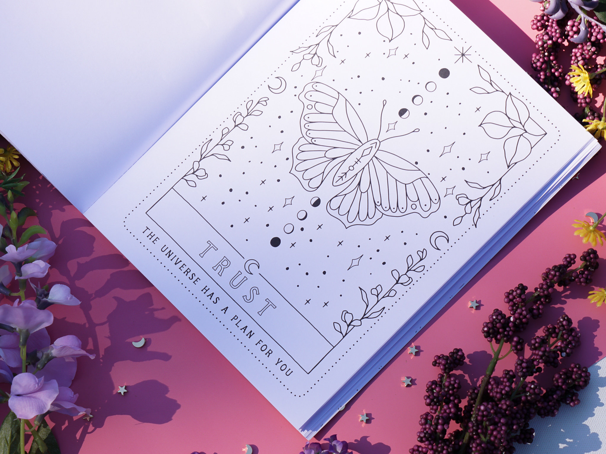 Moon Witch Coloring Book ™ Etsy