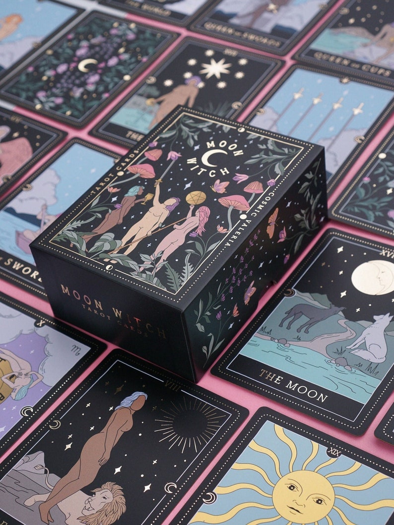 Moon Witch Tarot Deck ™ Black Box edition image 1