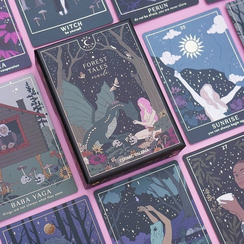 Forest Tales Oracle-lek - Moon Witch-serien