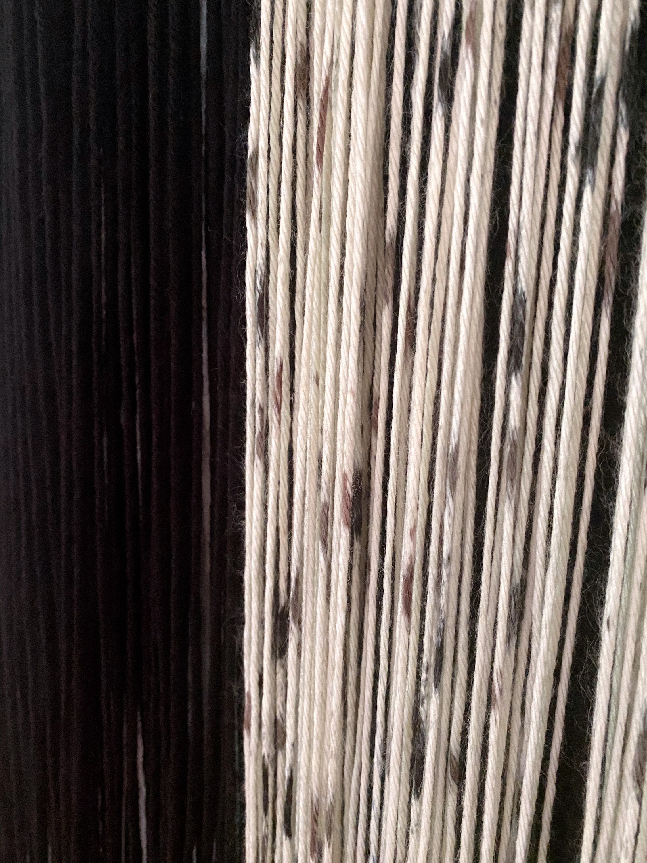 Black and White Boho Wall Hanging Modern Farmhouse Decor Etsy