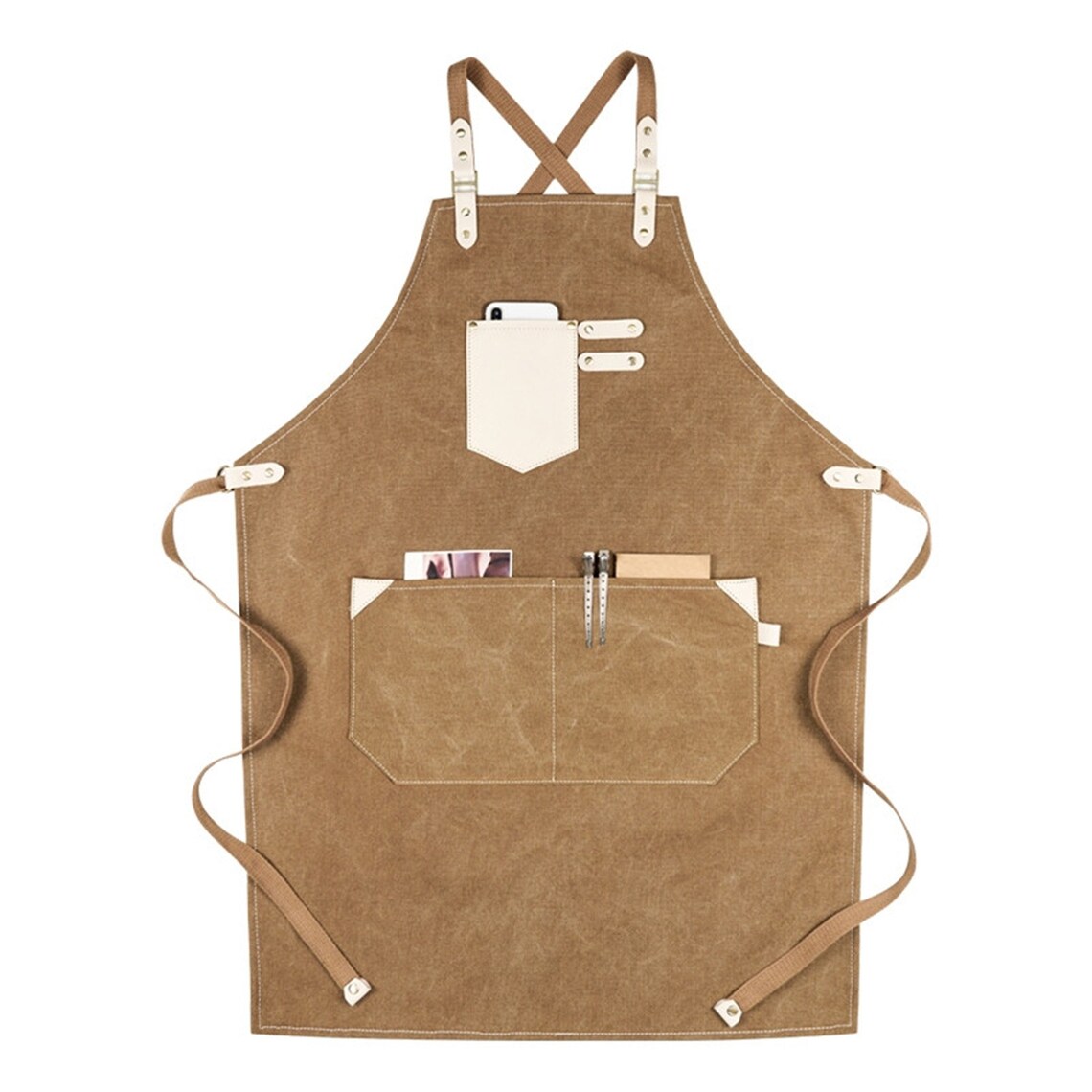Waiter Waitress Canvas Apron With Pockets/Cool Apron For Women Etsy