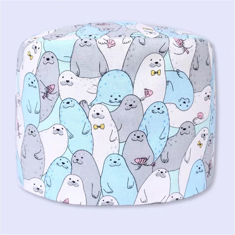 2 Colors Unisex Seal Adjustable Surgical Scrub CapMedical Etsy