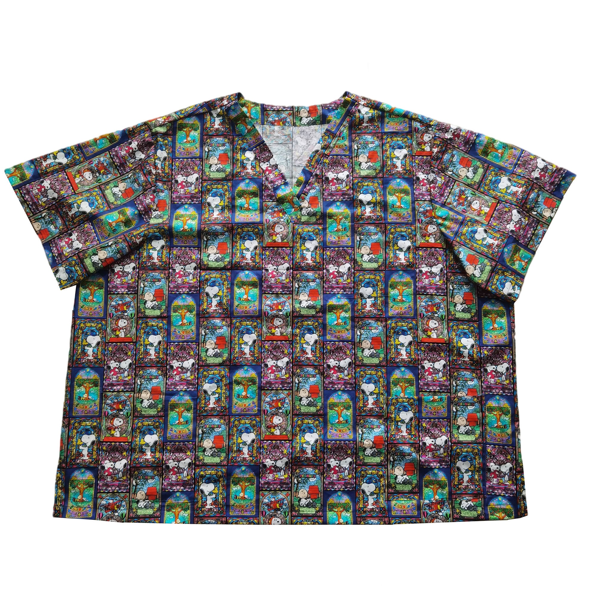 Unisex Scrub TopCartoon Scrub TopAnime Scrub TopCute Scrub Etsy